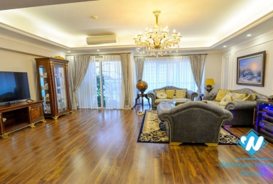 Nice design apartment with 4 bedrooms for rent in Ciputra, Ha Noi